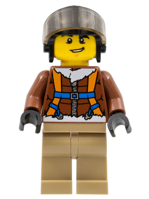 Lego, Minifigure, City, Arctic Explorer, Arctic Helicopter Pilot, CTY0495