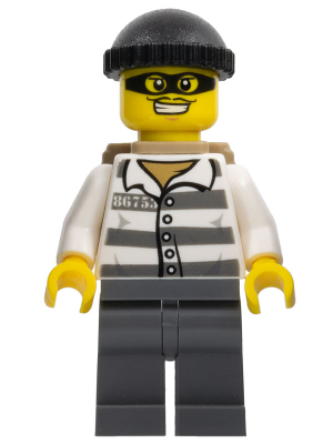 Lego, Minifigure, City, Police, Jail Prisoner 86753, CTY0537