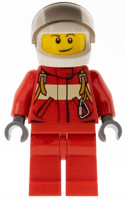 Lego, Minifigure, City, Hospital, Paramedic, Pilot Male, White Helmet, CTY0539
