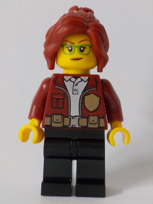 Lego, Minifigure, City, Fire Chief, Female - Freya McCloud, cty1012