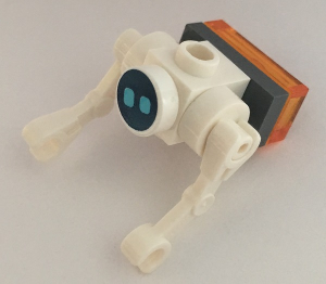 Lego, Minifigure, City, Town, Space Exploration, City Space Robot, Drone, Medium Azure Eyes, cty1066