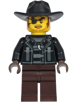 Lego, Minifigure, City, Police, Crook Snake Rattler, CTY1130