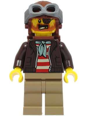 Lego, Minifigure, City, Town, Stuntz, Chuck D. Goldberg, Stuntz Driver, CTY1499