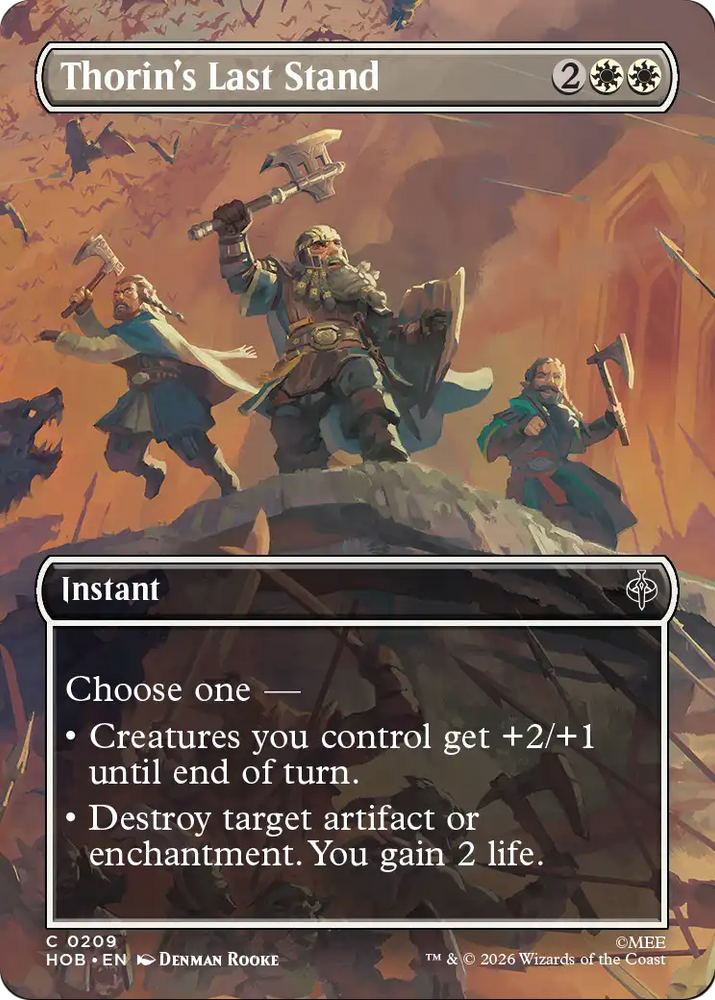 Thorin's Last Stand (Borderless) [The Hobbit]