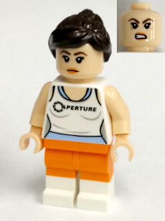Lego, Minifigure, Dimensions, Portal 2, Chell, DIM006