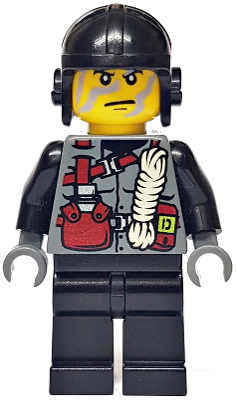 Lego, Minifigure, Dino, Hero, Shadow - Rope Torso, DIN010