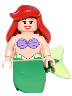 Lego, Minifigure, Collectible, Disney, Series 1, Ariel, DIS018