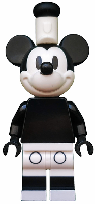 Lego, Minifigure, Disney, Series 2, Vintage Mickey, dis024