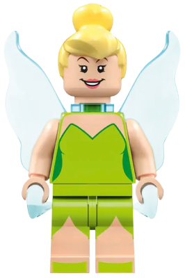 Lego, Minifigure, Disney, Tinker Bell - Minifigure, Trans-Light Blue Butterfly Wings, dis086