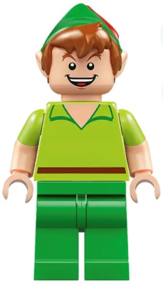 Lego, Minifigure, Disney, Peter Pan Bright Green Legs, dis087