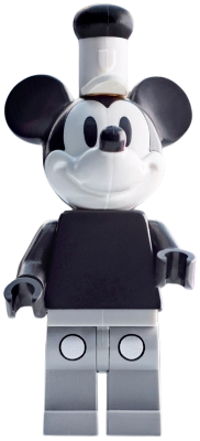 Lego, Minifigure, Collectible, Disney, Series 1, Steamboat Willie, DIS147