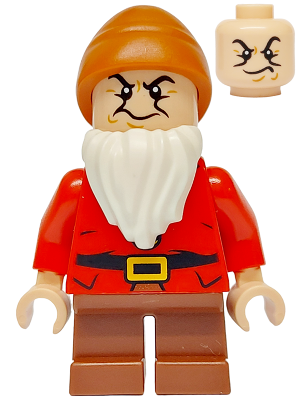 Lego, Minifigure, Disney, Grumpy, dis156