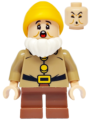 Lego, Minifigure, Disney, Sneezy, dis160