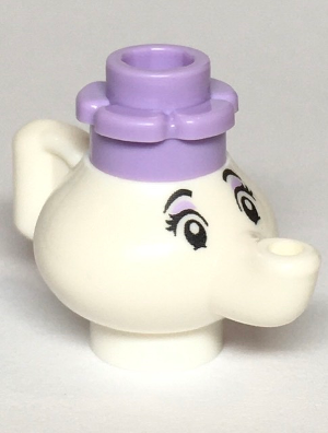 lego, Minifigure, Disney, Disney Princess, Mrs. Potts - Lavender Flower, DP077