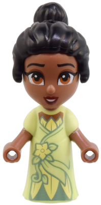 Lego, Minifigure, Disney, Disney Princess, The Princess and the Frog, Tiana (Medium Brown) - Micro Doll, DP201