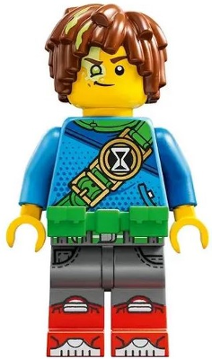 Lego, Minifigure, DREAMzzz, Mateo - Dark Azure Robe, Bright Green Utility Belt, drm003