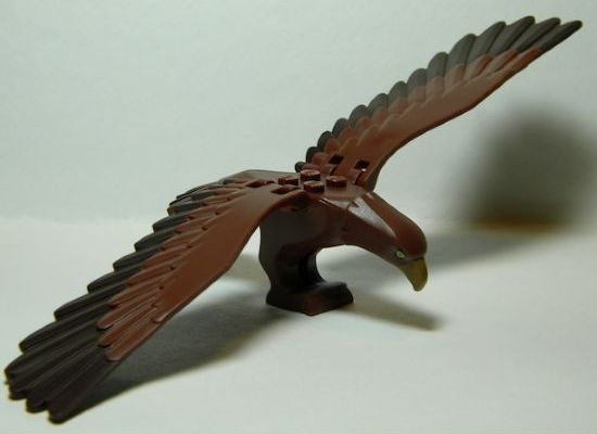 Lego, Minifigure, The Hobbit, Lord of the Rings, Giant Eagle, 11435pb01c01, LOR-EAGLE