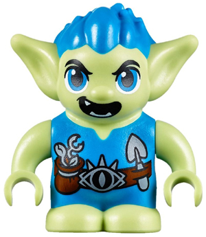 Lego, Minifigure, Elves, Goblin, Guxlin, 6192027, ELF038
