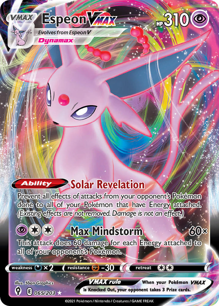 Full Art/Espeon Vmax Holo PSA 10