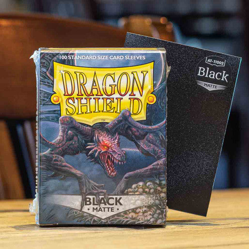 Dragon Shields: (100) Matte Black (DISPLAY 10)