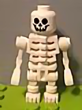 Lego, Minifigure, Castle, Skeleton with Standard Skull, Angular Rib Cage, Mechanical Arms, GEN066