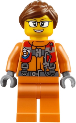 Lego, Minifigure, Holiday, City, Coast Guard City Female, HOL108
