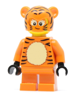 Lego, Minifigure, Lego Brand Store, Build-A-Minifigure, Holiday & Event, Halloween, Tiger Cub Suit Girl, HOL218