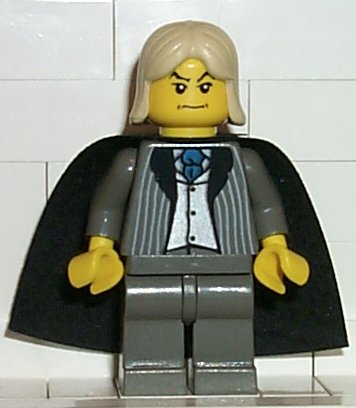 Lego, Minifigure, Harry Potter, Lucius Malfoy - Dark Gray Suit, HP018