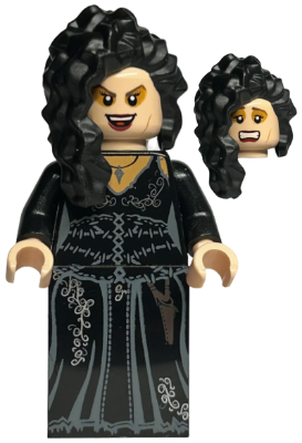 Lego, Minifigure, Harry Potter, Bellatrix Lestrange - Printed Black Dress, HP092