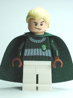 Lego, Minifigure, Harry Potter, Draco Malfoy - Dark Green and White Quidditch Uniform, HP108