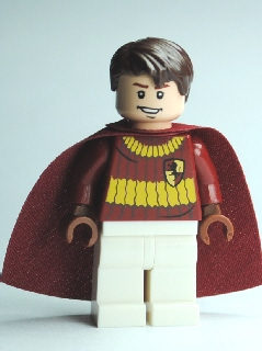 Lego, Minifigure, Harry Potter, Oliver Wood - Dark Red Quidditch Uniform, HP109