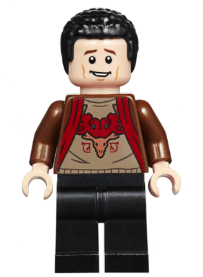 Lego, Minifigure, Harry Potter, Viktor Krum, Reddish Brown Jacket, HP177