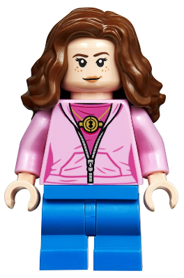 Lego, Minifigure, Harry Potter, Hermione Granger, Bright Pink Jacket, Time Turner Necklace, HP181