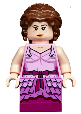 Lego, Minifigure, Harry Potter, Hermione Granger - Pink Dress, HP186