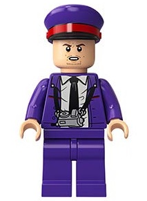 Lego, Minifigure, Harry Potter, Stan, Stanley Shunpike, Knight Bus Conductor Uniform, Red Band on Hat, HP192