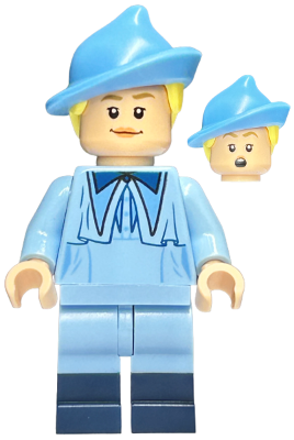 Lego, Minifigure, Harry Potter, Fleur Delacour - Bright Light Blue Robe, HP202