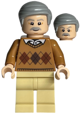 Lego, Minifigure, Harry Potter, Vernon Dursley, Medium Nougat Sweater, HP215