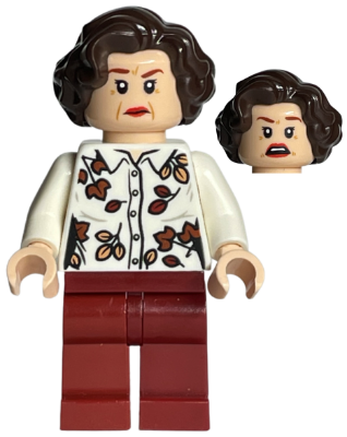 Lego, Minifigure, Harry Potter, Petunia Dursley - White Blouse, Red Lips, HP217