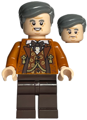 Lego, Minifigure, Harry Potter, Horace Slughorn, Reddish Brown Vest, HP230