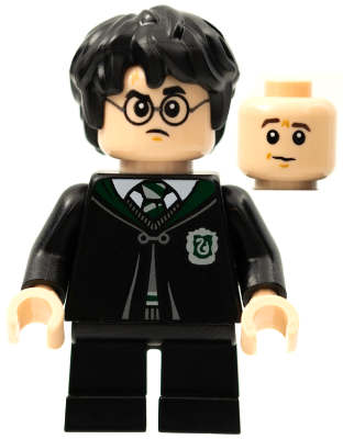 Lego, Minifigure, Harry Potter, Harry Potter, Black Slytherin Robe, Short Legs, Gregory Goyle Transformation, HP285