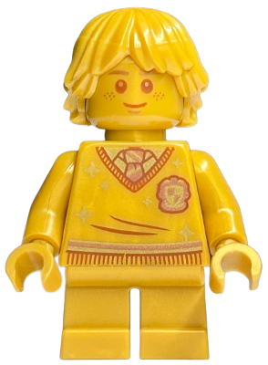 Lego, Minifigure, Harry Potter, Ron Weasley - 20th Anniversary Pearl Gold, HP294