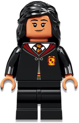 Lego, Minifigure, Harry Potter, Parvati Patil - Black Gryffindor Robe and Medium Legs, HP334