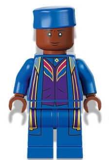 Lego, Minifigure, Harry Potter, Kingsley Shacklebolt, HP335