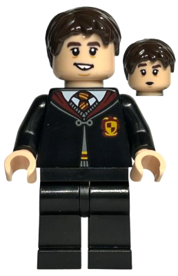 Lego, Minifigure, Harry Potter, Neville Longbottom - Gryffindor Robe Clasped, Black Legs, HP398