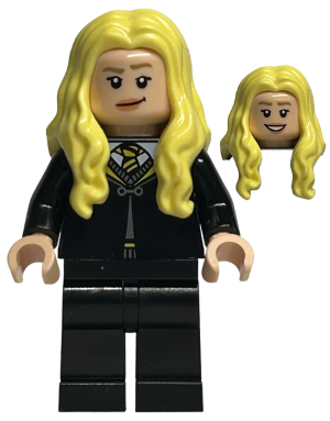 Lego, Minifigure, Harry Potter, Hannah Abbott - Black Hufflepuff Robe and Legs, hp407