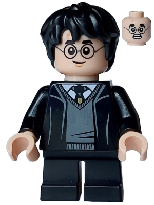 Lego, Minifigure, Harry Potter, Harry Potter, Hogwarts Robe, Black Tie, HP470