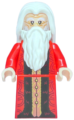 Lego, Minifigure, Harry Potter, Albus Dumbledore - Red Robe, hp525