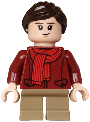 Lego, Minifigure, Harry Potter, Katie Bell - Dark Tan Short Legs, hp574
