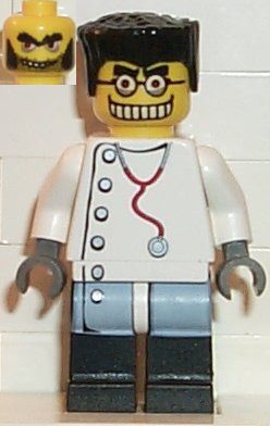 Lego, Minifigure, Studios, Mad Scientist, HRF004