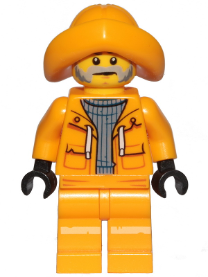 Lego, Minifigure, Hidden Side, Captain Jonas, hs007